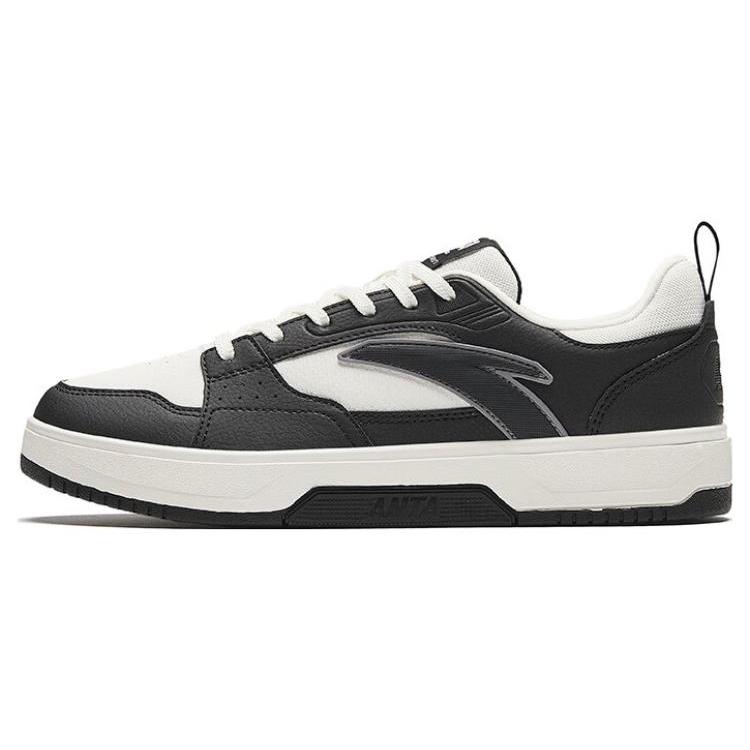 

Anta Slip Resistant Low top Skateboard Shoes Women s Black White 122348011-3 36.5