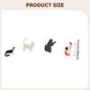 1/64 Miniature Animal Model Painted Realistic Scene Decor for DIY