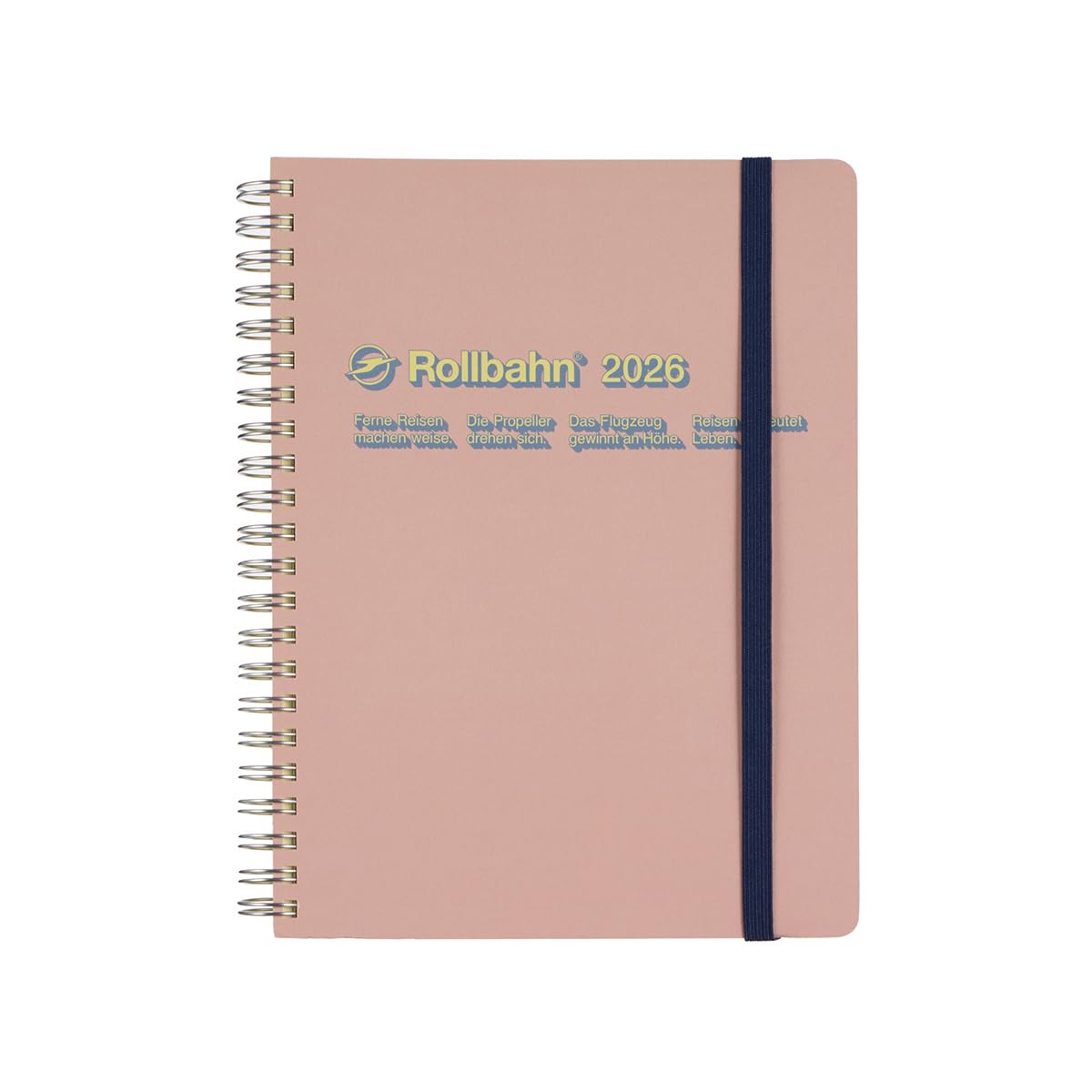 

[Планер Delfonics 2026 года / Начинается в октябре 2025 года] Rollbahn Ежедневник Drop A5 Ежемесячный планировщик (Светло-розовый)