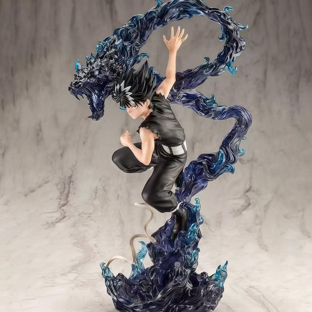 In stock 24cm Yuyuhakusho Figures Hiei Anime Figures PVC Statue Collection Model Room Decoration Birthday Toys Gifts