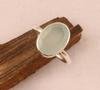 Solid 925 Sterling Silver Aquamarine Gemstone Handmade Designer Birthday Anniversary Gift Ring