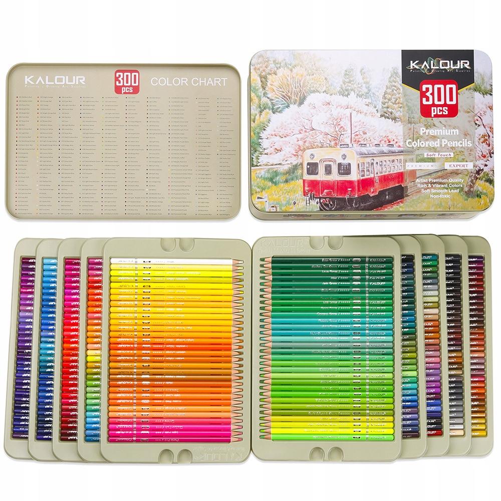 Kalour 300 professional colored pencils set