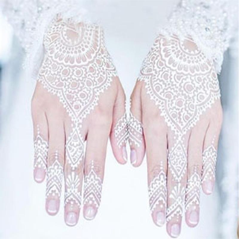 Beauty Sticker Inkjet Tattoo Sticker Indian Hollow Template Tattoo Sticker