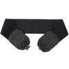 Ladies Waist Belt Fashionable Flower Ornament Waist Decoration PU Leather Sash Elastic Waistband Waist Cincher
