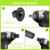 Low-Profile Impact Socket Adapter Set 3/4 to 1,1/2 to 3/4,1/2 to 3/8,1/4 to 3/8 Drive Ratchet Adapter 4 Pcs Socket Adapter Set