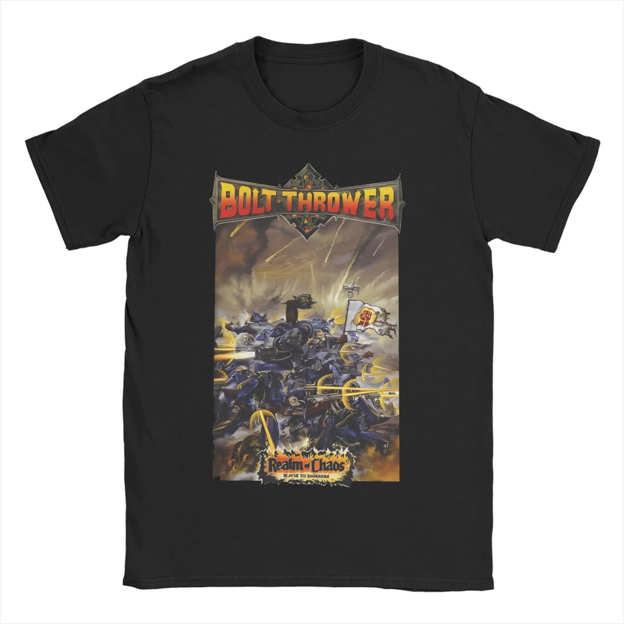 

Bolt Thrower Рок-гурт Логотип Футболки Чоловічі Жіночі Бавовняні Божевільні Футболки Круглий комір Футболка Оверсайз висока якість м яка Зручні M