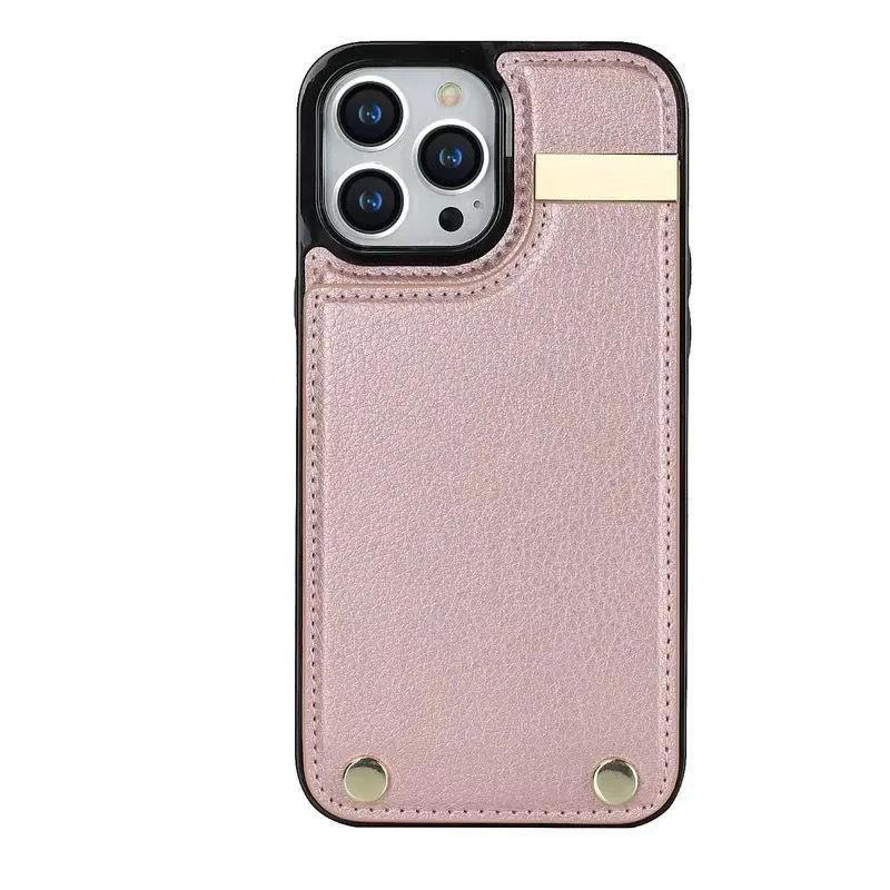 The Back Cover of the Card Bag Is Suitable for iPhone14 Pro Mobile Phone Case Apple 11/12/13/15 Pro Max Protective Case.