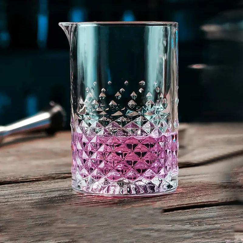 Whiskyglass Kopp 700ml Cocktailshaker Profesjonelle Cocktailmiksekopper Krystallglass Rørekopp Bartender Mikse Barverktøy