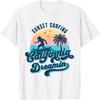 Sunset Surfing California Dreamin USA Surfer T-Shirt