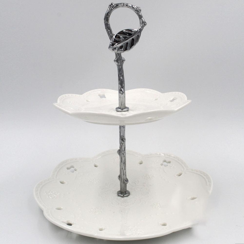 Zinc Alloy Cake Pan Stand 115cm 2/3 Tier Detachable