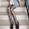 Women Japanese JK Sheer Mesh Pantyhose Stockings Fairycore Cute Small Bows Tie Accent Fishnet Tights Leggings Hosiery