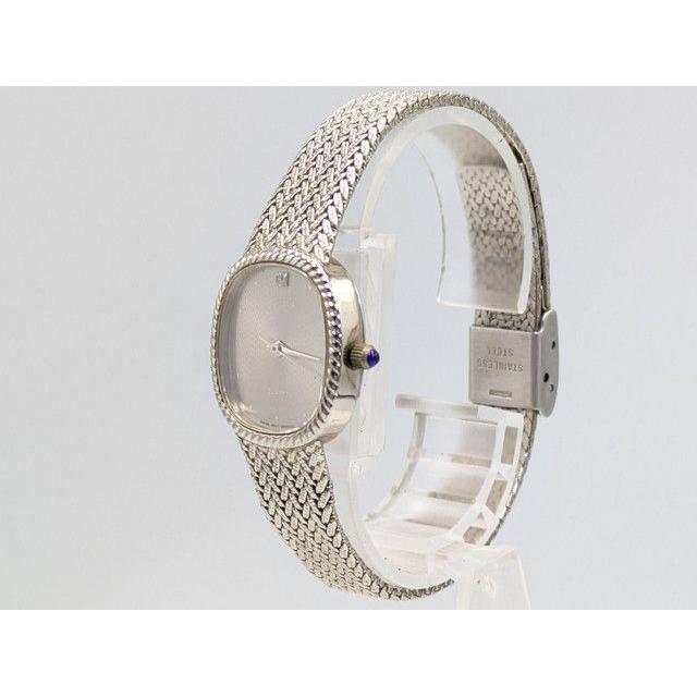 Used Bulova Ladies Quartz Dress Watch with Diamond 8970103 Ladies Watch