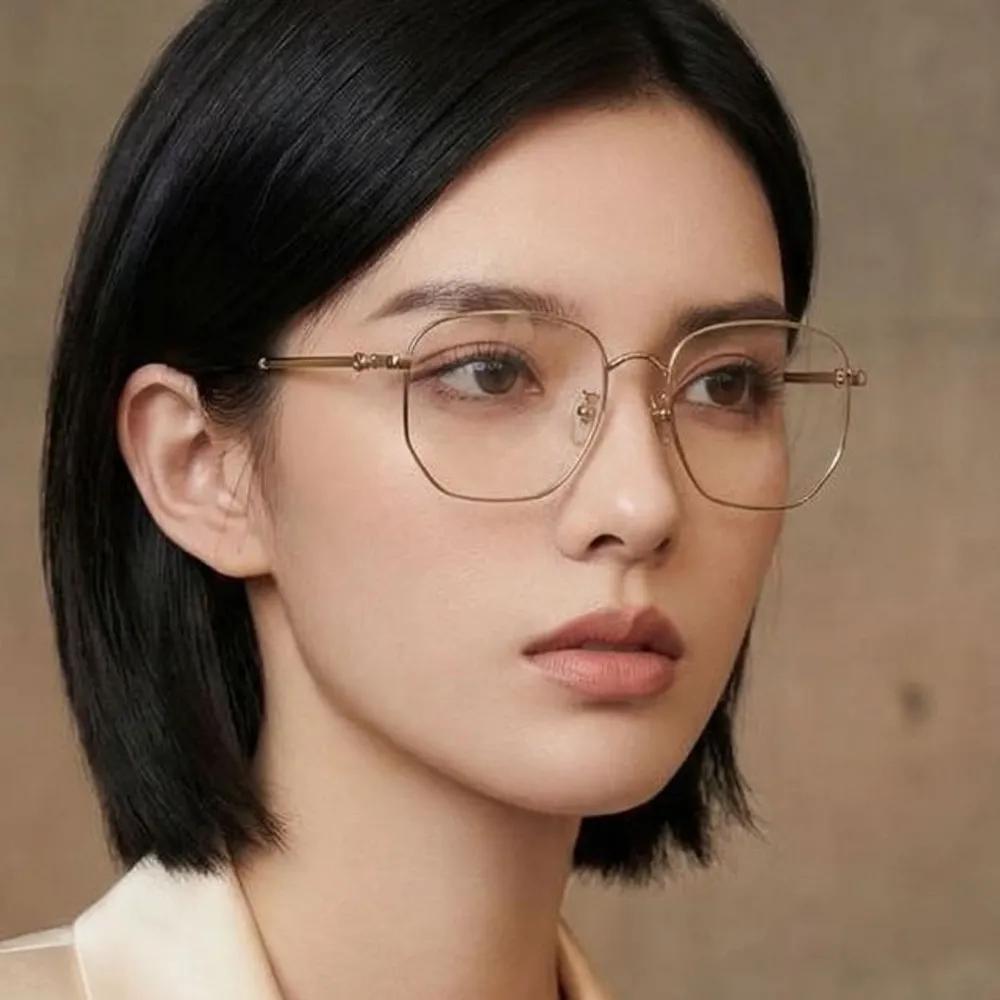 Gucci Eyeglass Frames GG1420OK 001 Lightweight Fashion Square Metal Frames