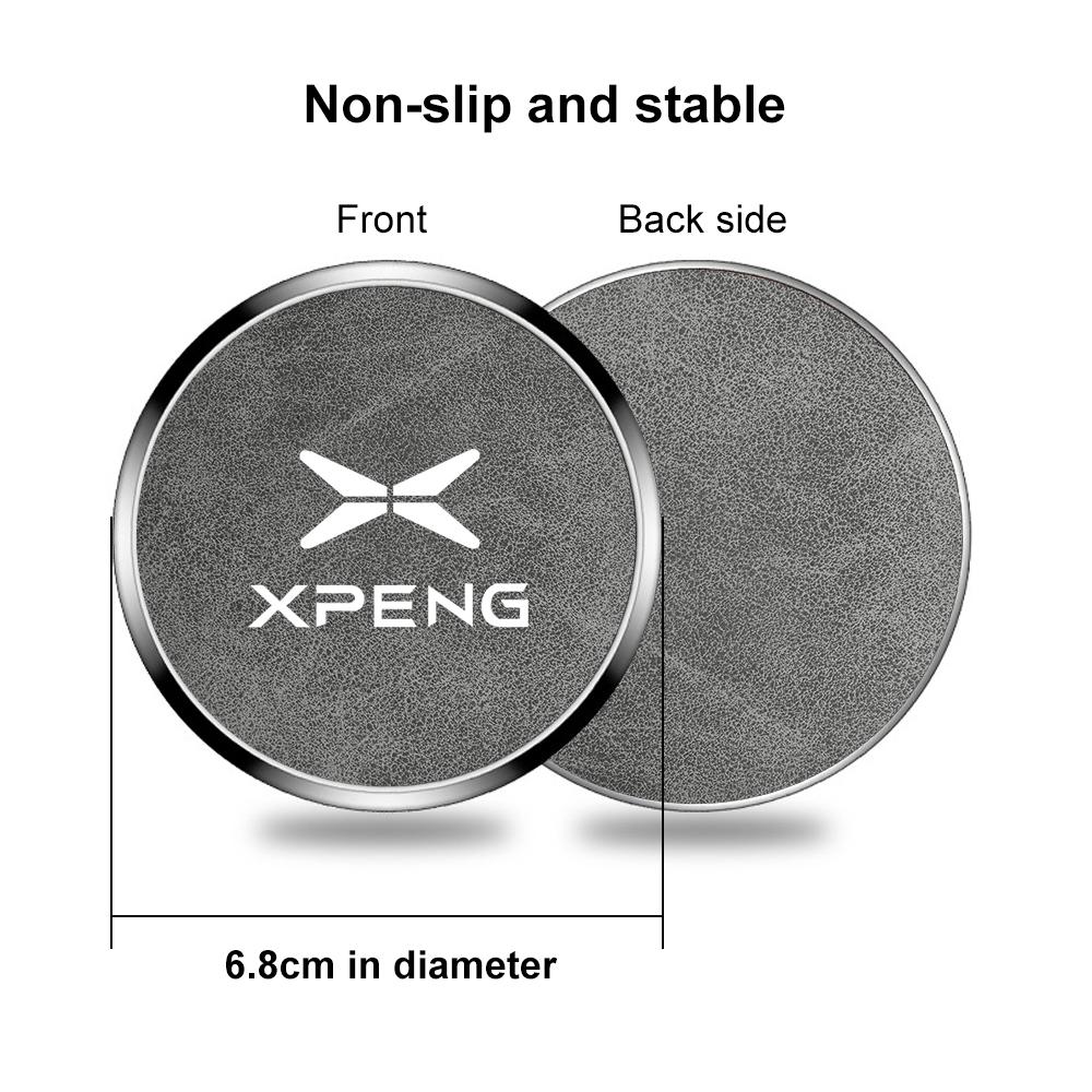 Universal Car Cup Holder Coaster Anti-slip Water-proof Cup Mat For Xpeng G6 P7 P7i G9 P5 G3 G3i X9 X2 N5 F30 H93 Car Accessories