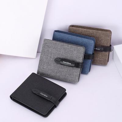 Newest Men Wallets Small Wallet Men Coin Bag Drawstring Short Male Wallet Oxford Fabric Card Holder Purse Billetera Hombre Carteras