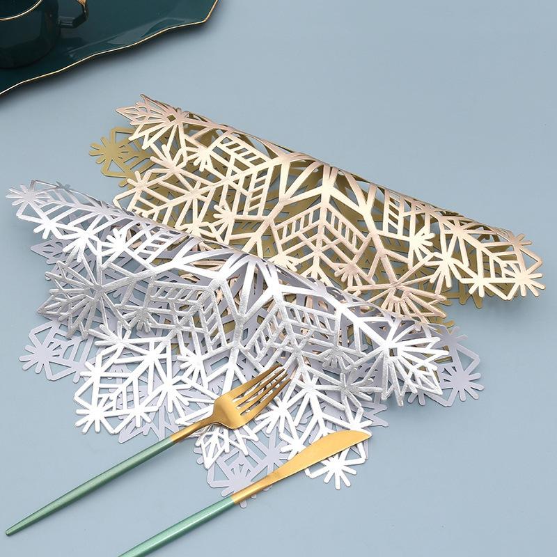 Christmas Placemats Christmas Snowflakes Decor Snowflakes Table Mat