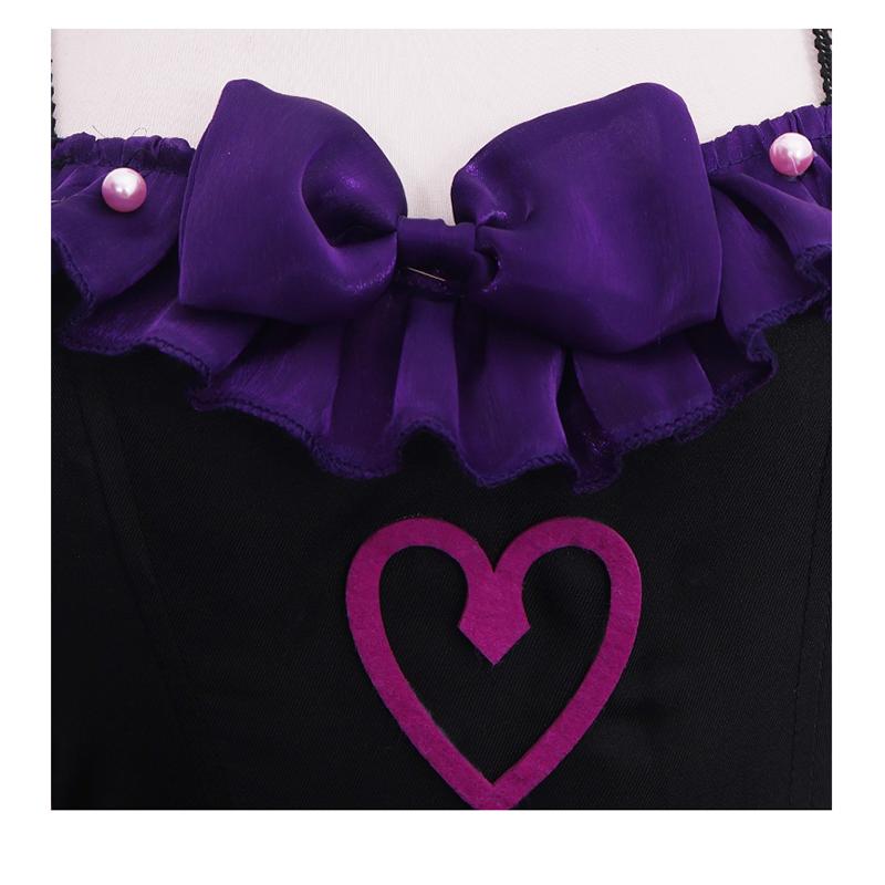 Cos Anime Honor Of Kings Cute Purple Dress Angel Cosplay Costume Full Set For Halloween Game Party Costume For Woman