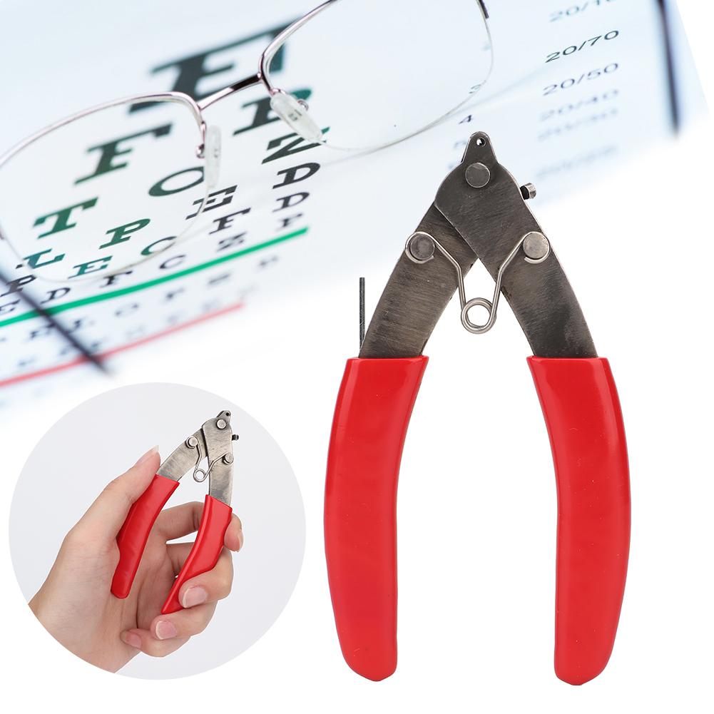 Eye Glasses Screw Cutter Rimless Frame Glasses Cutting Pliers Repair Tools