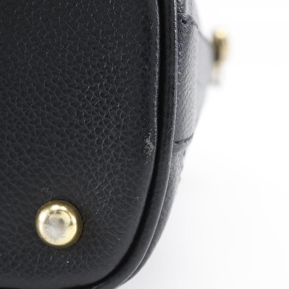 Burberrys 2WAYShoulder Handbag black leather Women Used