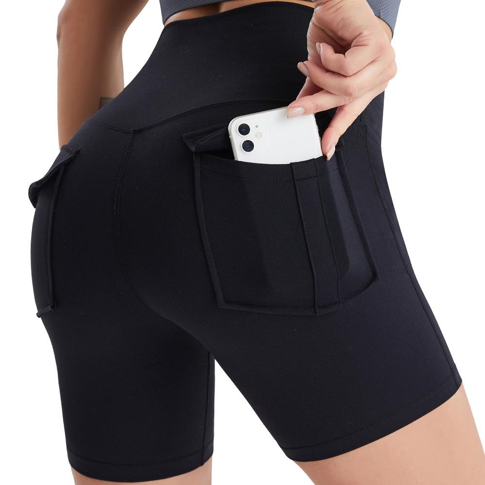 Women's Quick-Dry Cross-Border Yoga Shorts for Summer: Anti-Exposure Fitness & Marathon Running Pants