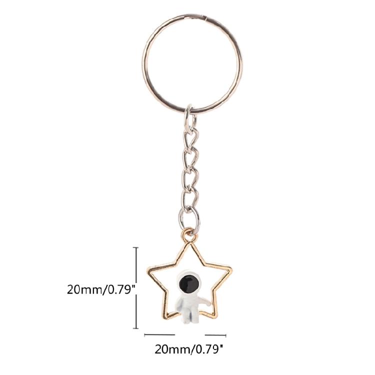 Astronaut Keychain Adornment Simple Portable Cell Phone Accessories Bag Ornament