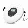Portable CD Player with 3.5mm Wired Headphones Support TF Card MP3 Music Player A B Repeat Function with LCD Display