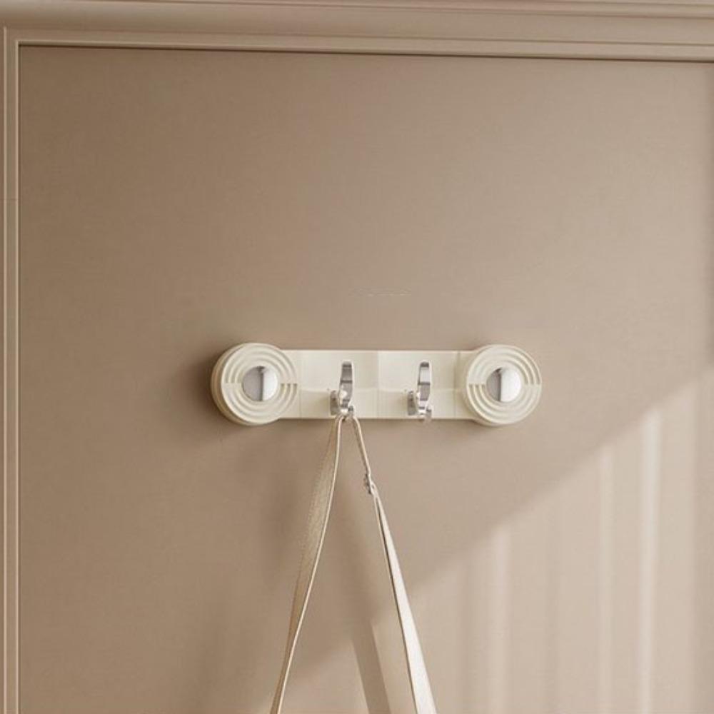 Wall Mounted Sundries Storage Rack Traceless Clothing Hook Stable Suction Cup Row Hook  Shower Room