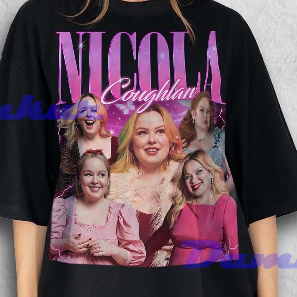 Nicola Coughlan Shirt, Nicola Coughlan Retro Tshirt, Nicola Coughlan Fan Tees, Nicola Coughlan T-shirt, Nicola Coughlan Merch Gift Tee