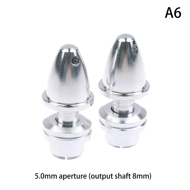 2Pcs 3.0/3.17/4.0/5.0Mm Squeeze Type Aluminum Propeller Adapter Holder For Brushless Motor Prop Aeromodelling Rc Parts