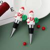 Twist Cap Christmas Wine Bottle Stopper Reusable Christmas Bottle Sealing Plug  Holiday Party
