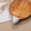 Trendy Heart Shaped Photo Locket Necklace European and American Style Fashion Jewelry for Women