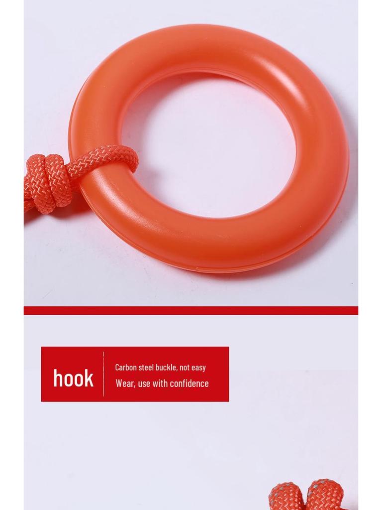 Orange Reflective Water Rescue Safety Rope - Buoyant, Floating Emergency Safety Rope
