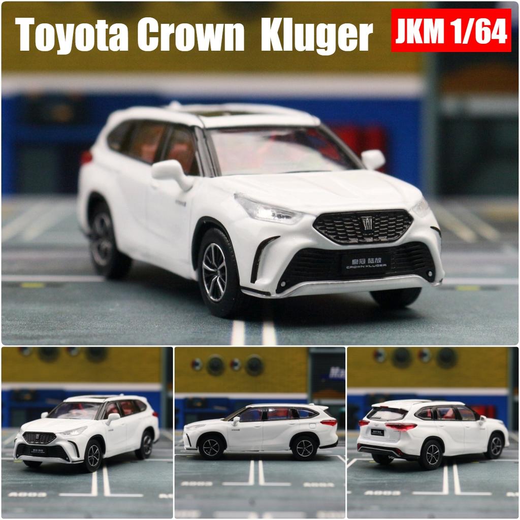 1/64 TOYOTA Crown Kluger Hibrid Miniatűr Modell JKM Prémium SUV Játékautó Jármű Szabadon Futó Diecast Ötvözet Gyűjtemény Ajándék