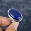 Lapis Lazuli Gemstone Handmade 925 Sterling Silver Jewelry Ring Size 8.5 M-2784