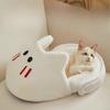Slippers Cat Kennel Kennel All Seasons Semi-closed Hamster Rabbit Nest Warm Cat Sleeping Bag Cat Bed