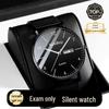 Men's Silent Ultra-Thin Luminous Waterproof Quartz Watch for Teens