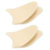 2pcs False Eyelashes Applicator Tool Curved Head Portable Lash Clip for Wear Eyelashes White