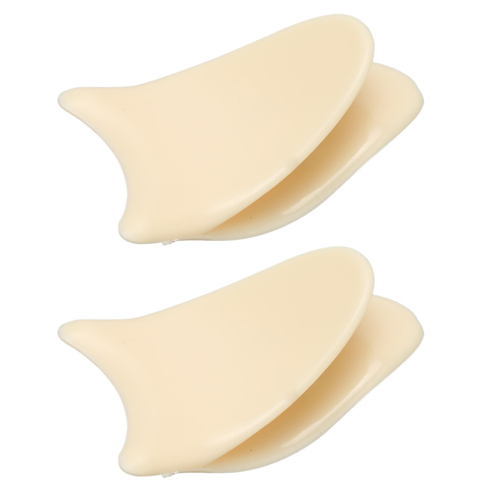

2pcs False Eyelashes Applicator Tool Curved Head Portable Lash Clip for Wear Eyelashes White