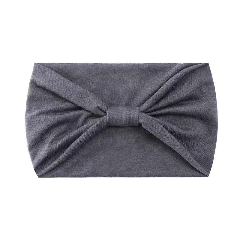 Solid Color Elastic Sport & Yoga Headband - Sweat-Absorbing Wide Edge Hair Tie & Fashion Accessory