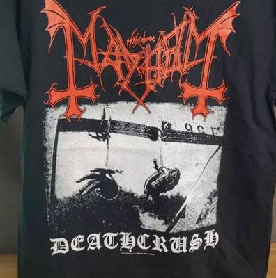 Mayhem Deathcrush Black Short Sleeve Cotton T-shirt Unisex S-5XL Unisex T-Shirt