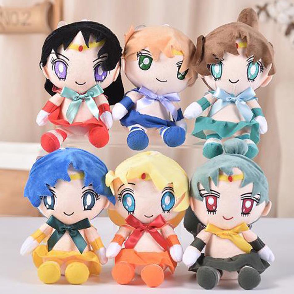 Japan Anime Plush Toys Tsukino Usagi Kaiou Michi Stuffed Doll Girlish Room Decor Stuffed Kawaii Gifts For Girlfriend