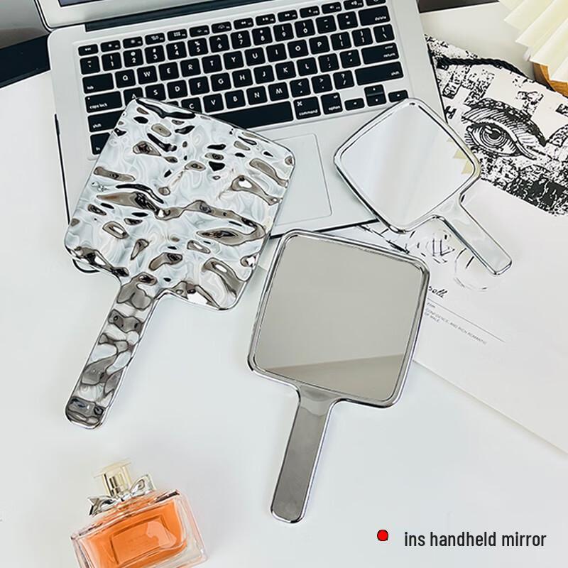 Portable Round Handheld Makeup Mirror