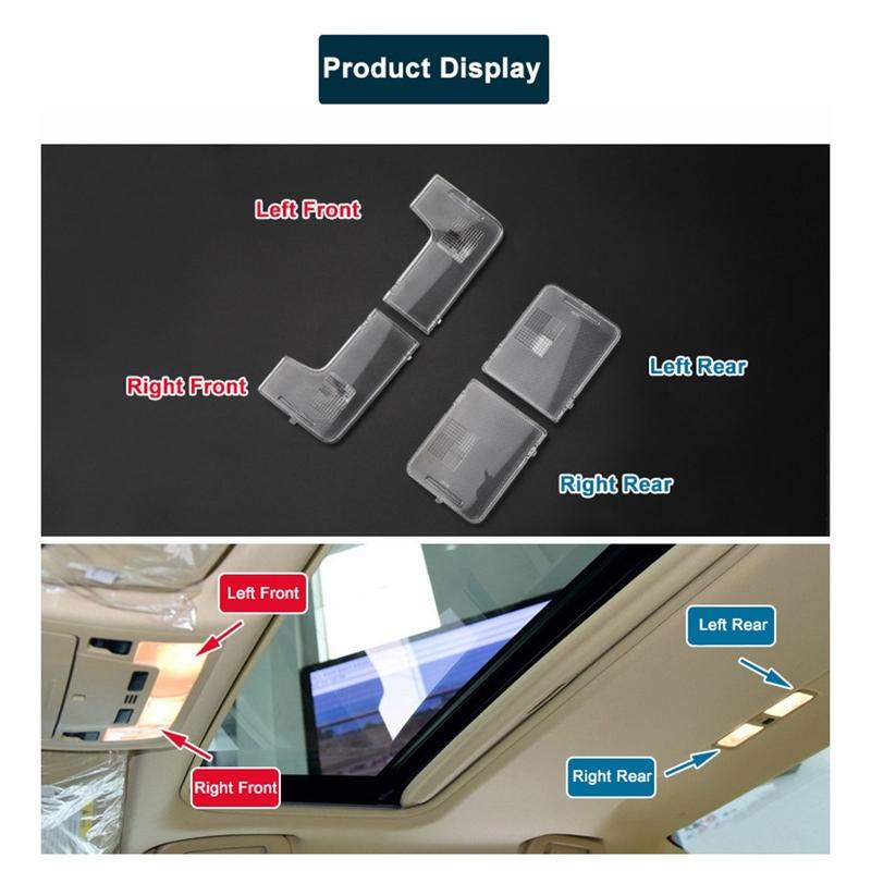 M63K-For Toyota Camry 2012-2017 Front Rear Roof Reading Light Cover Dome Map Lamp Lens Top Light Lamp Cover 8139206040
