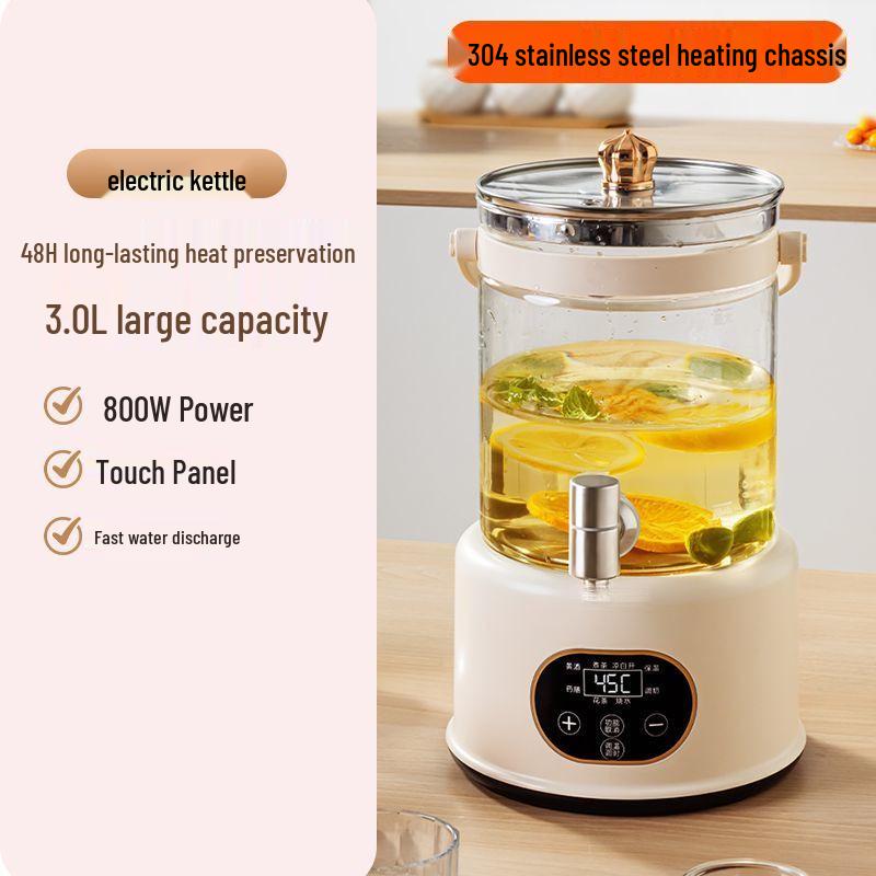 Smart Large Capacity Artisan Kettle for Flower Tea, Wine & Water