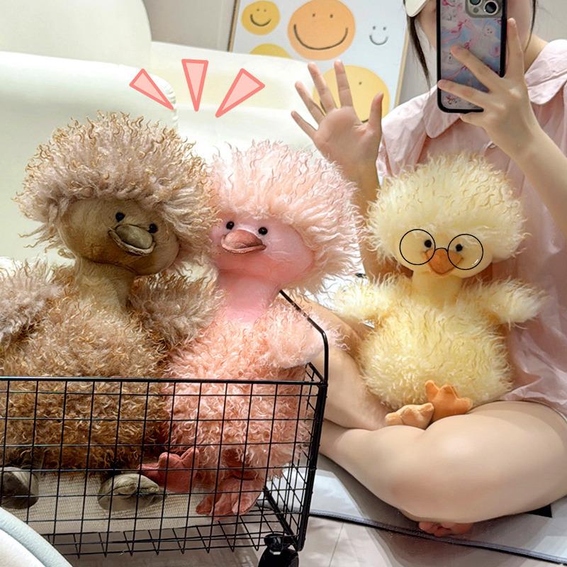 Niedliche Gebratene Entenpuppe Kleine Gelbe Ente Niedliche Entenpuppe Schlafkissenpuppe