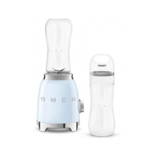 Bol mixeur blender - SMEG - PBF01PBEU - 300 W - Double lame en inox - Capacité 0.6L