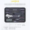 Multifunctional Home & Auto & Woodworkers Repair Tool Kit, Customizable General Household Tool Kit  Perfect for Homeowner Diyer Handyman