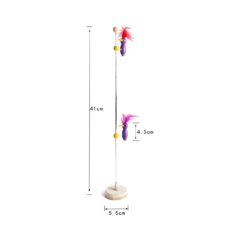 Woodpecker Toy for Cat Flexible Spring Fun and Intimate Pet Interaction
