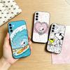 E-Snoopy Phone Case For Samsung Galaxy A73,A72,A71,A70,A53,A52,A51,Others Soft Black Cover