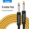 Noise-Cancelling 6.5mm Guitar Patch Cable - 3m/10m for Electric/Bass/Acoustic Amplifiers